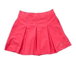 Vintage Tennis Pleated Skirt Pink Wilson Athletic Skirt Size Large